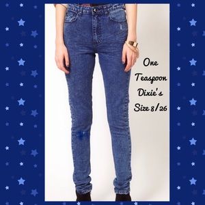 NEW One Teaspoon 8/26 Dixie’s High waist Jean